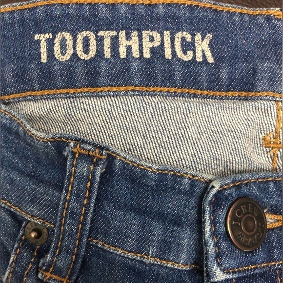 J. Crew Women’s Toothpick Ankle Skinny Jean‎ Size 26 - Picture 3 of 5